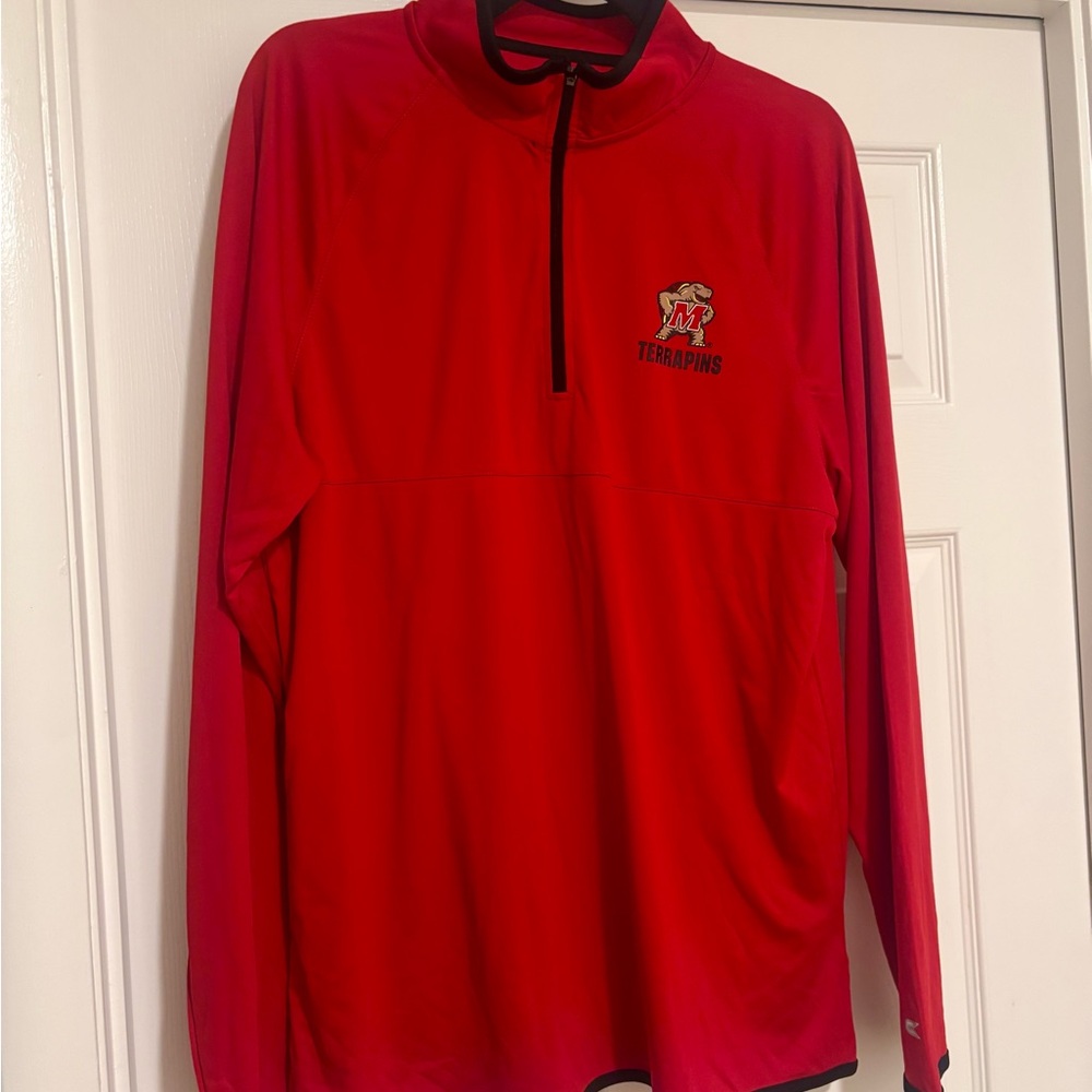 Men’s Maryland Terrapins Quarter-Zip Pullover Size Large